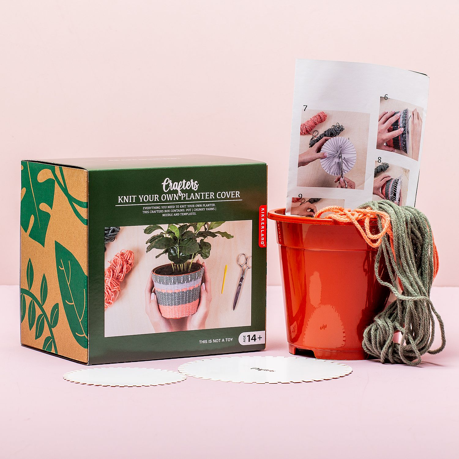 Knit Your Own Planter Cover Kit 